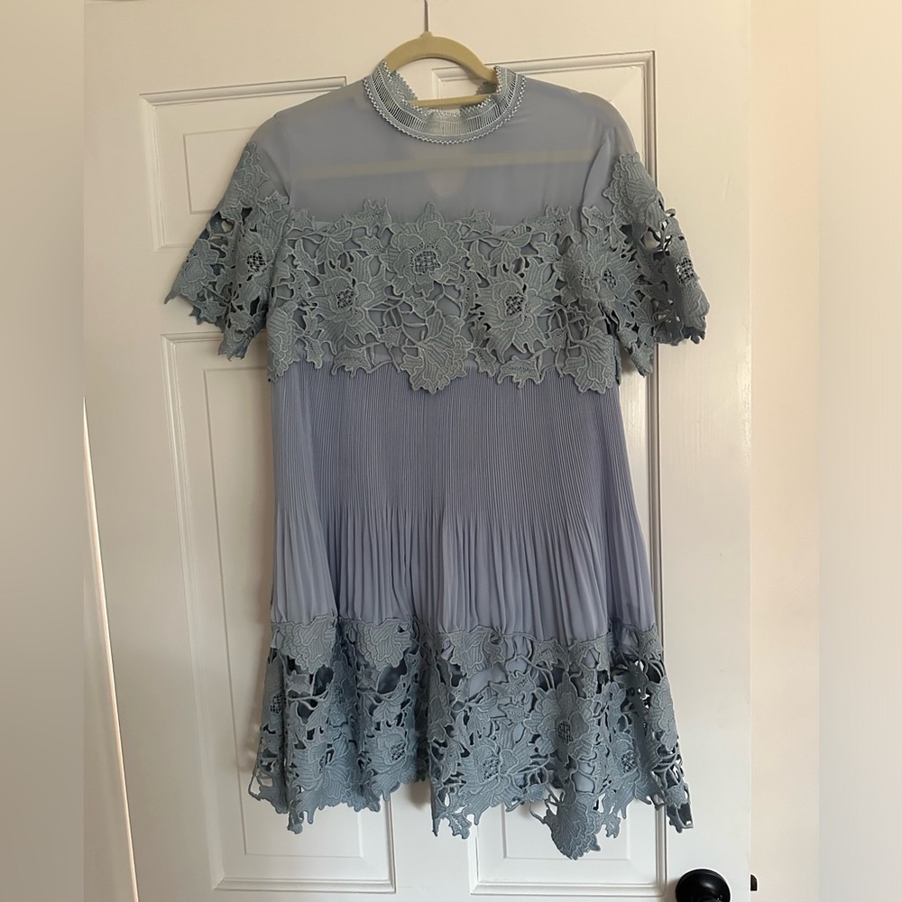 saylor free people lace pleated dress